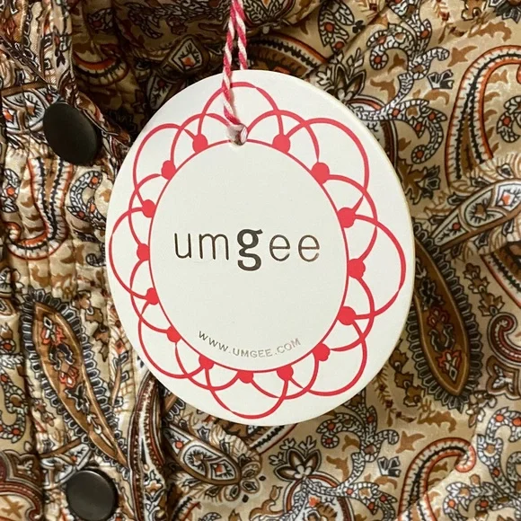 NWT Umgee Paisley Quilted Jacket with Fleece Sleeves Size Small - Picture 3 of 7